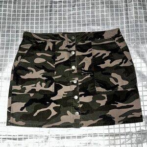 Camouflage skirt